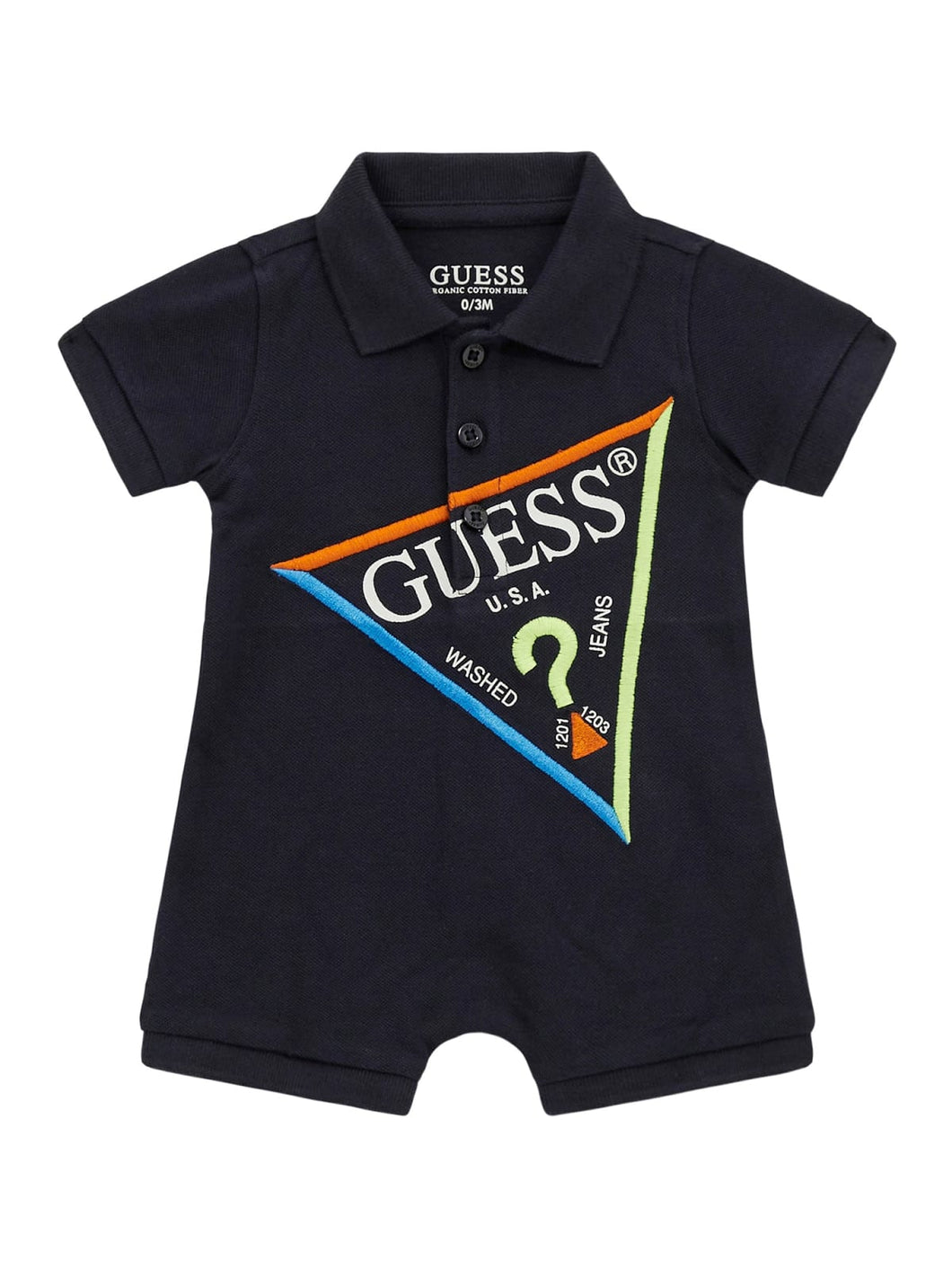 Guess Baby Boy Navy Blue Overall