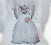 Load image into Gallery viewer, Christening Girls Rose Feather Set