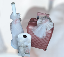 Load image into Gallery viewer, Christening Girls Romantic Set With Trolley Bag