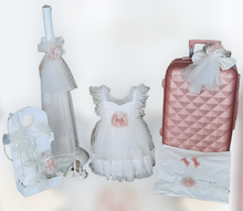 Load image into Gallery viewer, Christening Girls Romantic Set With Trolley Bag

