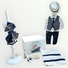 Load image into Gallery viewer, Christening Boys Boat Set