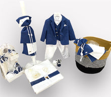 Load image into Gallery viewer, Christening Boys Blue Island
