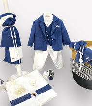 Load image into Gallery viewer, Christening Boys Blue Island