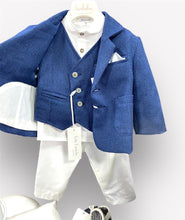 Load image into Gallery viewer, Christening Boys Blue Island