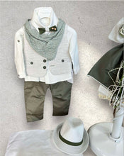 Load image into Gallery viewer, Christening Boys Khaki Set