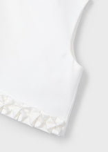 Load image into Gallery viewer, Mayoral Girl Off White Pleated Detail Top (3022) (14)