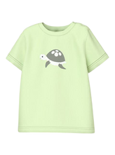Load image into Gallery viewer, Name It Baby Boy Turtle & Overall Set 3pcs (9237-0776)