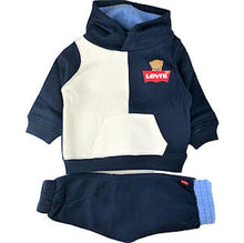 Load image into Gallery viewer, Levis Baby Boy Bear Tracksuit Navy Blue
