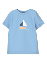 Load image into Gallery viewer, Name It Baby Boy Boat & Overall Set 3pcs (9237-0776)