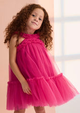 Load image into Gallery viewer, Abel & Lula Girl's Ruffled Tulle Dress (5036) (65)