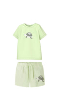 Load image into Gallery viewer, Name It Baby Boy Turtle & Overall Set 3pcs (9237-0776)