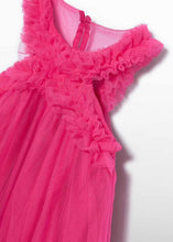 Load image into Gallery viewer, Abel & Lula Girl's Ruffled Tulle Dress (5036) (65)