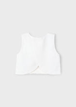 Load image into Gallery viewer, Mayoral Girl Off White Pleated Detail Top (3022) (14)
