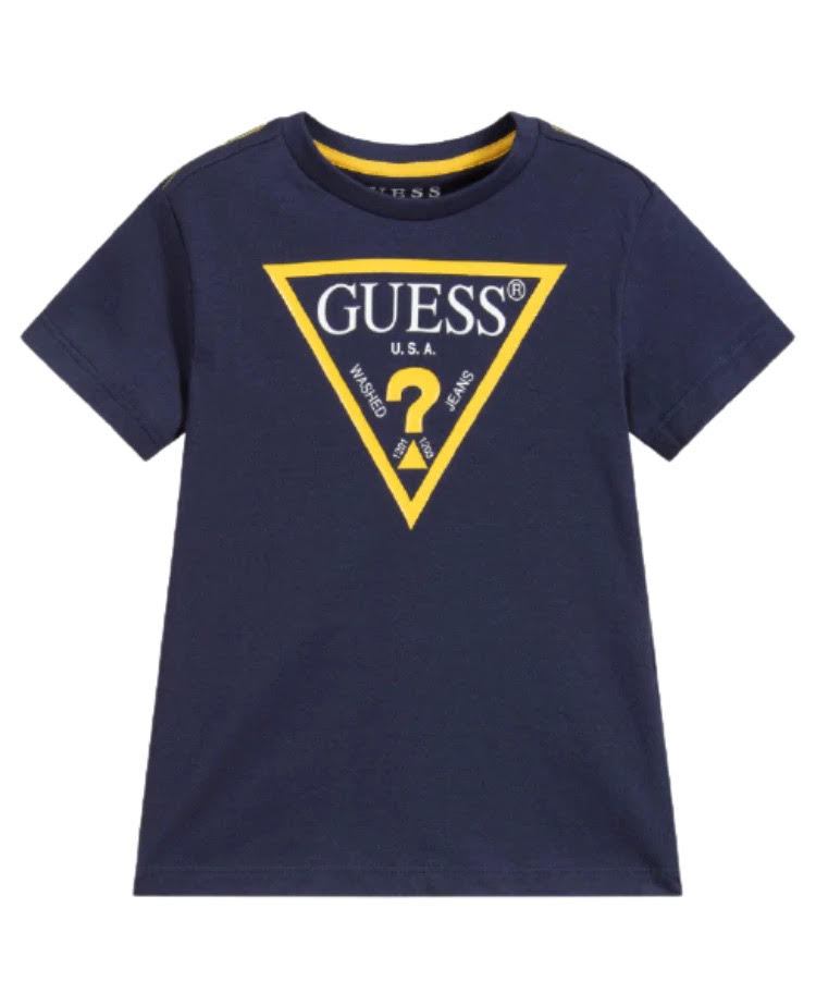 Guess Boys Navy Blue T-shirt (Basic)