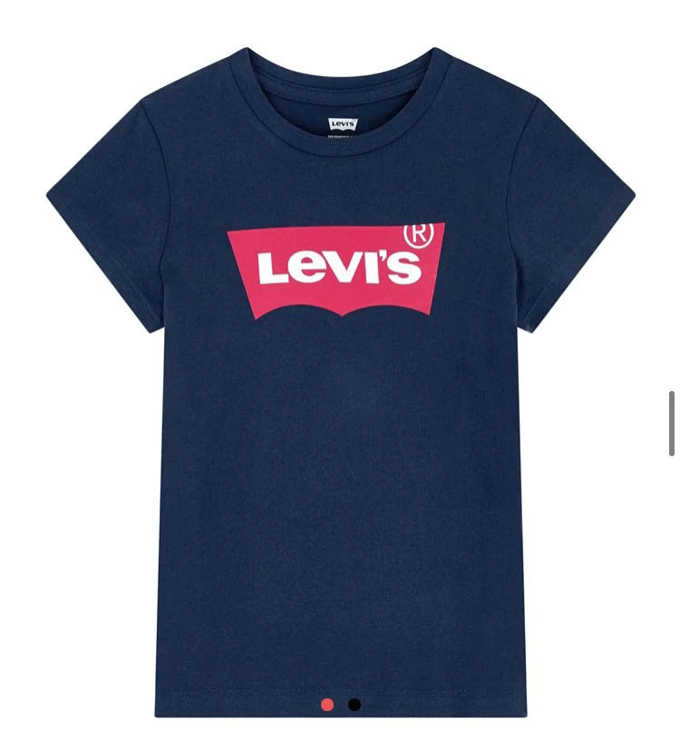 Levis Boys Navy Blue T-Shirt