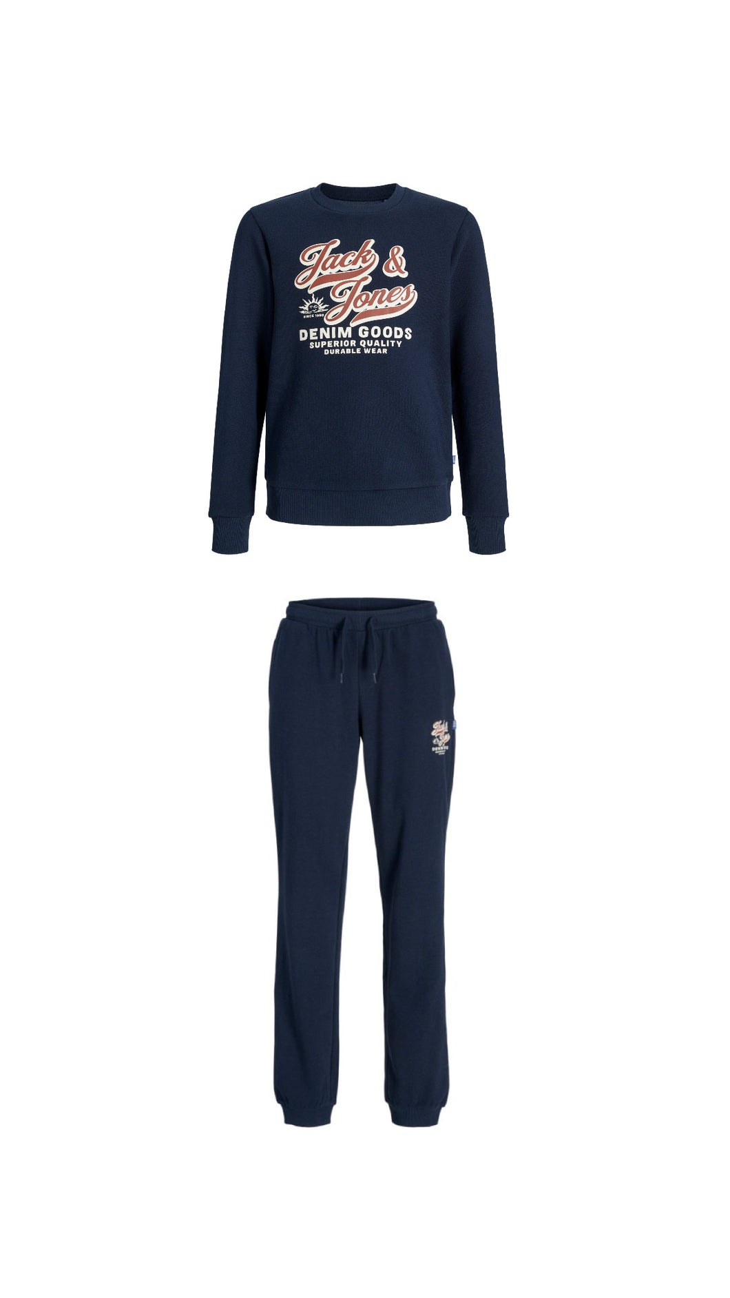 Jack & Jones Boys Navy Blue Tracksuit (9812-9795)