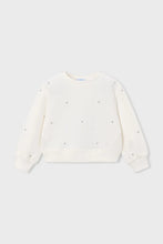 Load image into Gallery viewer, Mayoral Girls Ecru Sweater (4408) (85)
