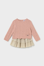 Load image into Gallery viewer, Mayoral Girls Skirt and Knit Set (2955) (50)
