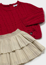 Load image into Gallery viewer, Mayoral Girls Skirt And Knit Set (2955) (52)
