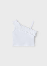 Load image into Gallery viewer, Mayoral Girls White Crop Top (3018) (86)
