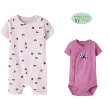 Load image into Gallery viewer, Name It Baby Girl Ladybug Overall 2pcs (9241)(0813)
