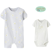 Load image into Gallery viewer, Name It Baby Girl Daisy Overall 2pcs (9241) (0813)
