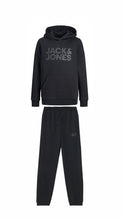 Load image into Gallery viewer, Jack &amp; Jones Boys Black Tracksuit (2841-9798)
