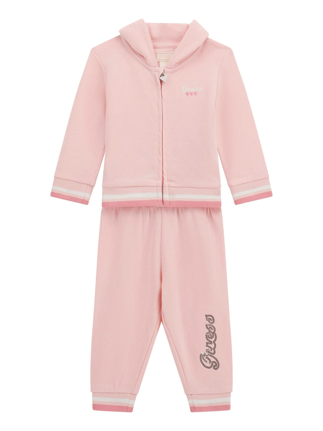 Guess Girls Pink Tracksuit