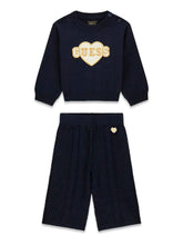 Load image into Gallery viewer, Guess Baby Girl Blue Knit Set

