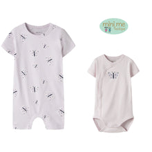 Load image into Gallery viewer, Name It Baby Girl Butterfly Overall 2pcs (9241) (0813)
