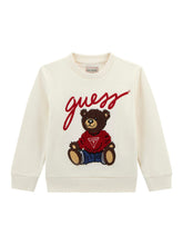 Load image into Gallery viewer, Guess Boys Bear White Sweatshirt
