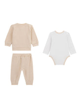 Load image into Gallery viewer, Guess Baby Unisex Beige Fleece 3pcs Set
