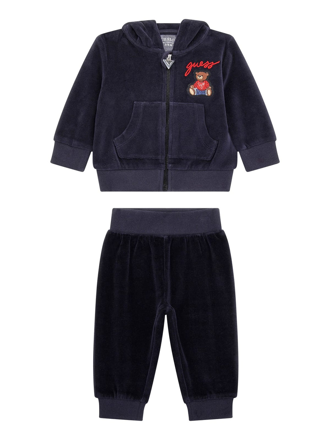 Guess Baby Bear Boy Velvet Set