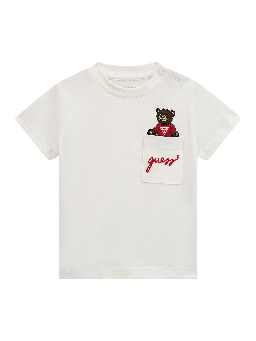 Guess Baby Boy White Bear T-Shirt