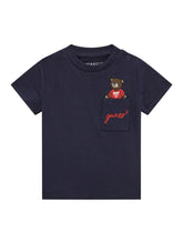 Load image into Gallery viewer, Guess Baby Boy Blue Bear T-Shirt
