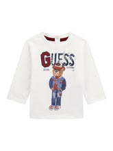 Load image into Gallery viewer, Guess Boys Bear White T-Shirt
