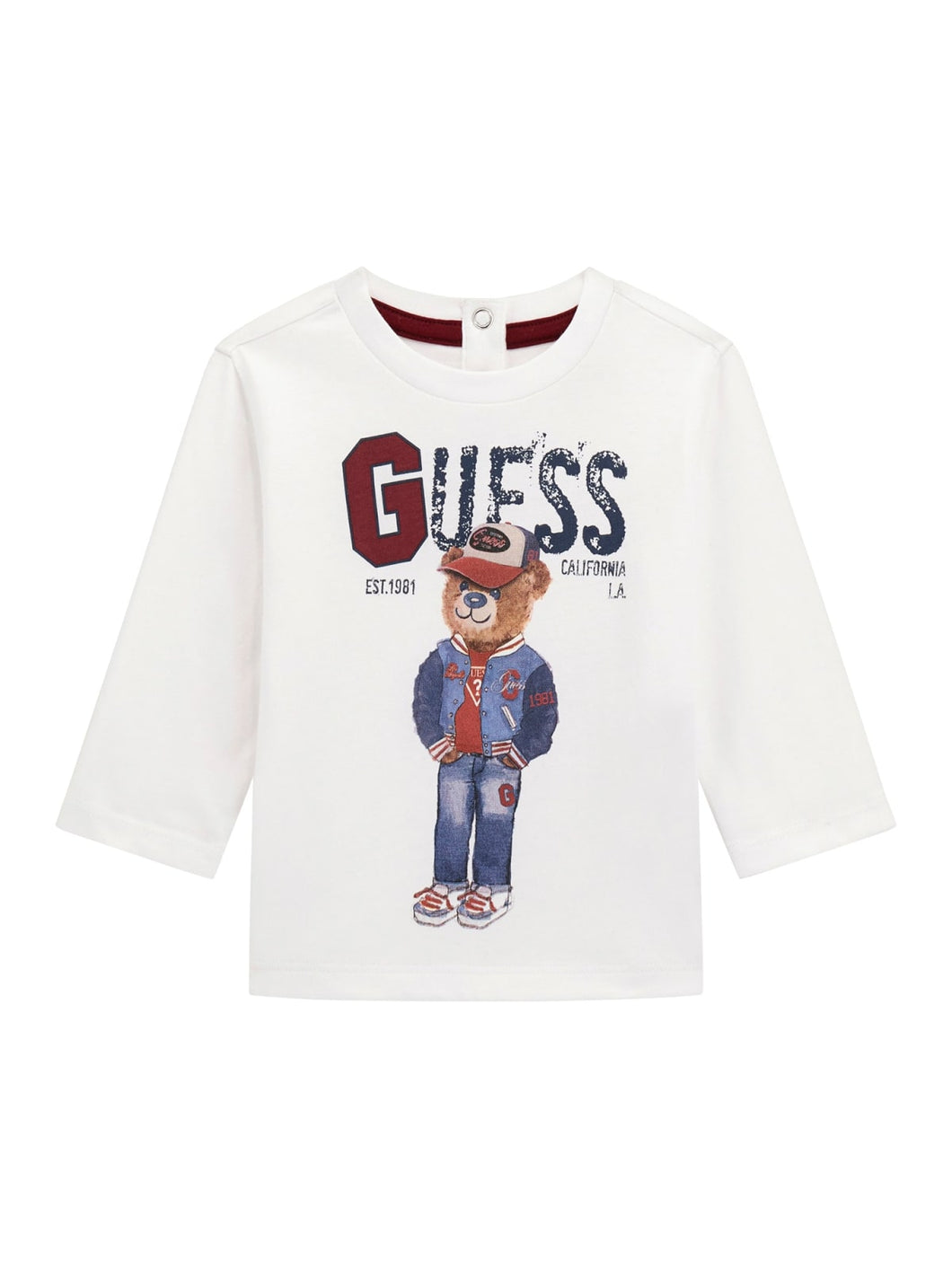 Guess Boys Bear White T-Shirt