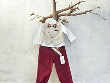 Load image into Gallery viewer, Boys Christening Suit Puppet
