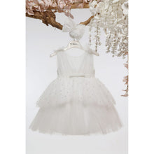 Load image into Gallery viewer, Girls Christening Dress Pearl Mi Chiamo

