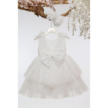 Load image into Gallery viewer, Girls Christening Dress Pearl Mi Chiamo
