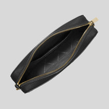 Load image into Gallery viewer, Michael Kors Large Black Leather Crossbody Bag
