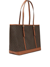 Load image into Gallery viewer, Michael Kors LARGE Logo Tote Bag BROWN
