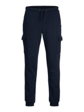 Load image into Gallery viewer, Jack &amp; Jones Boys Navy Blue Cargo Sweatpant (4214)
