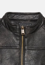 Load image into Gallery viewer, Guess Boys Black Leather Jacket

