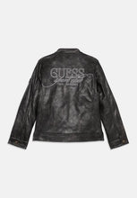 Load image into Gallery viewer, Guess Boys Black Leather Jacket
