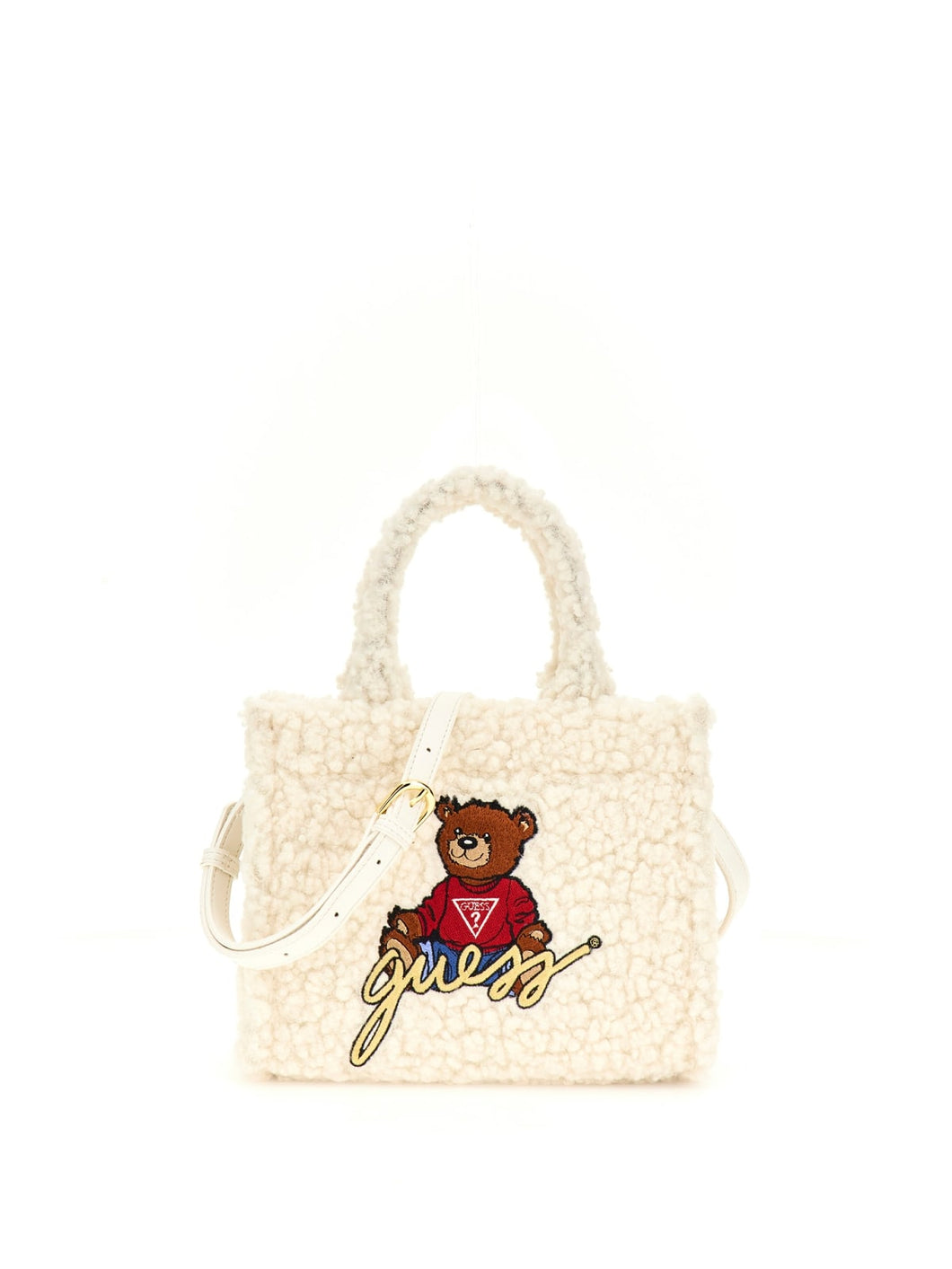 Guess Girls White Bear Bag