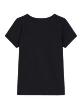 Load image into Gallery viewer, Guess Girls Black T-Shirt (Strass)
