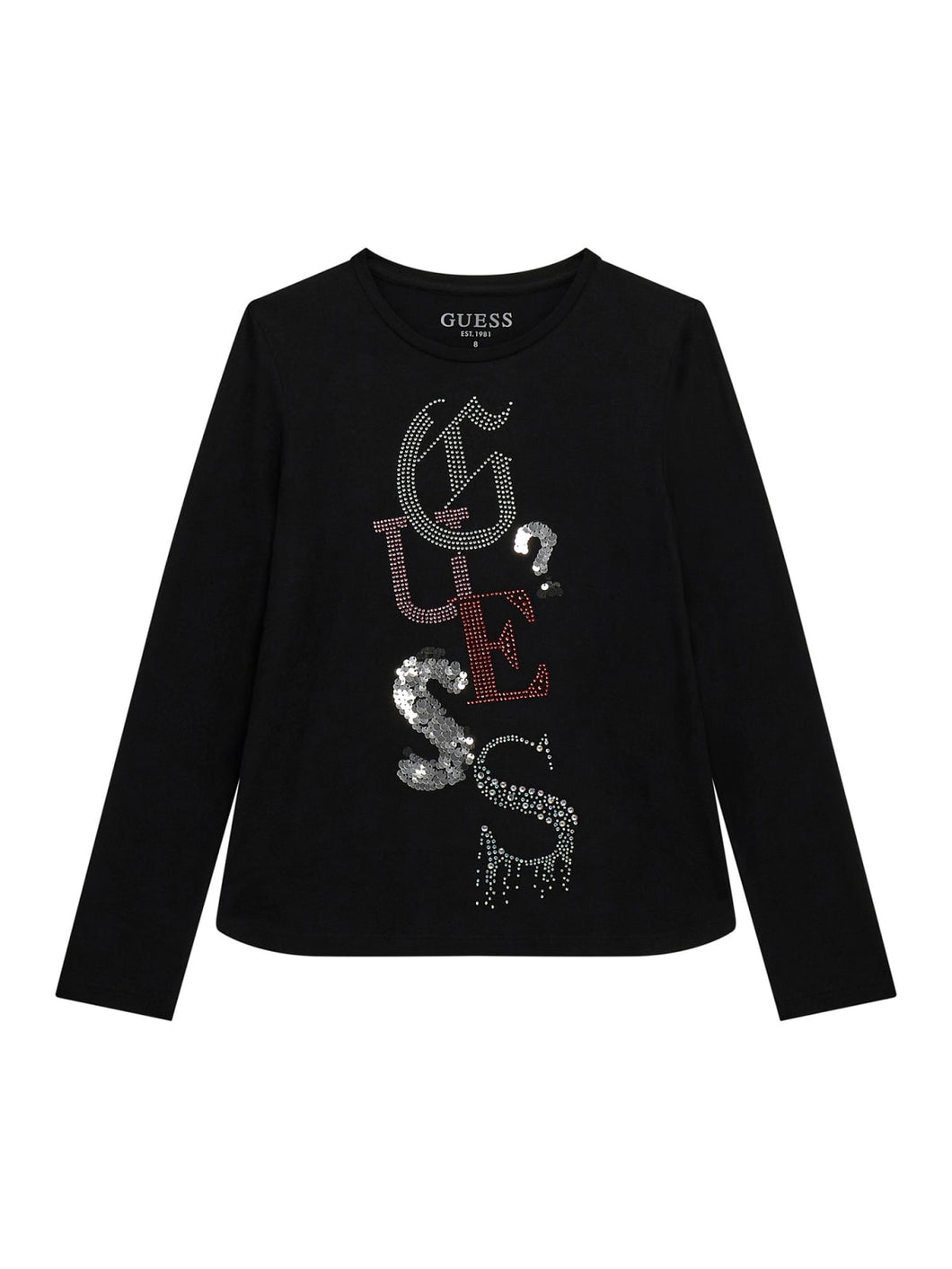 Guess Girls Black T-Shirt