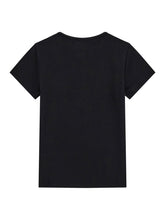 Load image into Gallery viewer, Guess Girls Black Strass Logo T-Shirt
