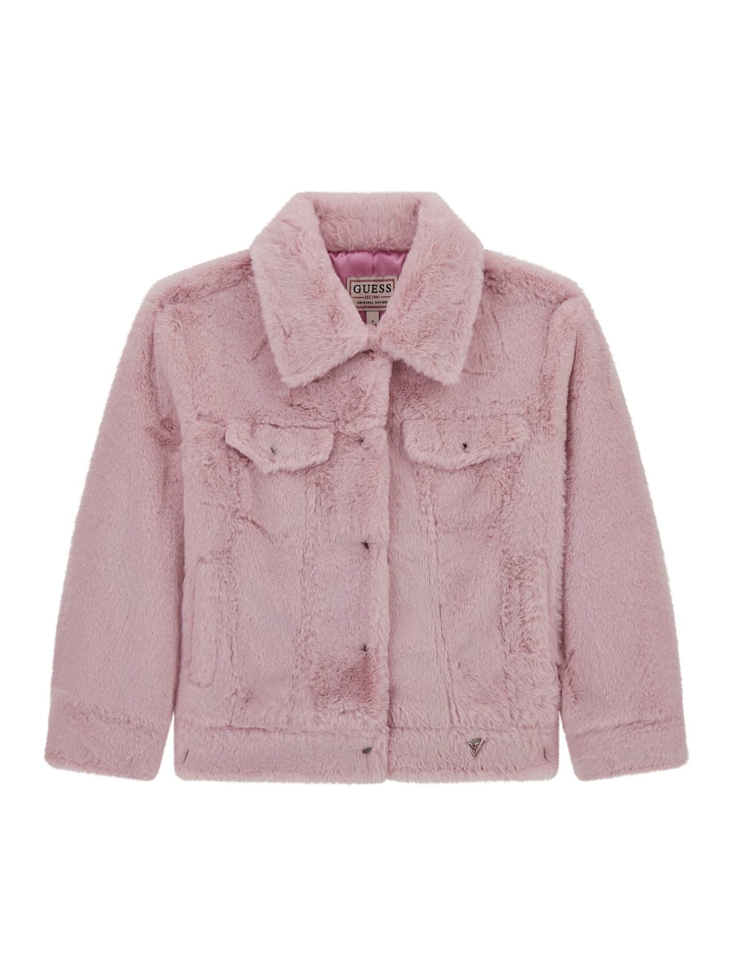Guess Girls Pink Fur